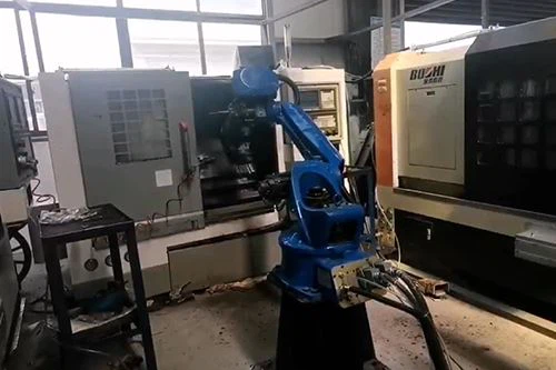 หุ่นยนต์จัดการ 6 แกนคุณภาพสูงสำหรับเครื่อง Cnc